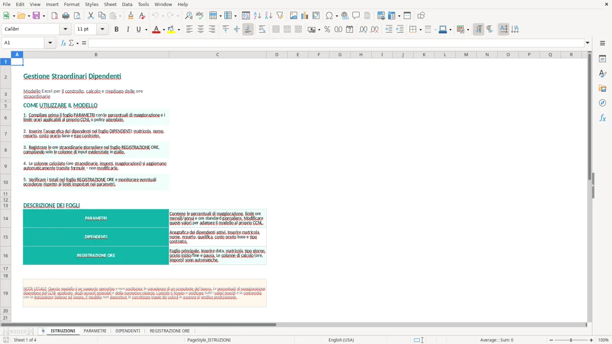 Modello Rid Gratis Straordinari Excel Modello Gratis (2026)